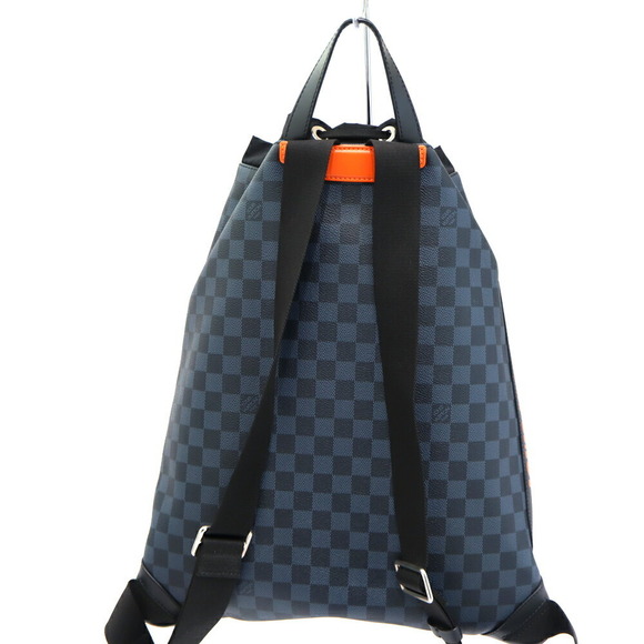 Louis Vuitton Gym Backpack Rucksack Daypack Damier Cobalt Navy Blue